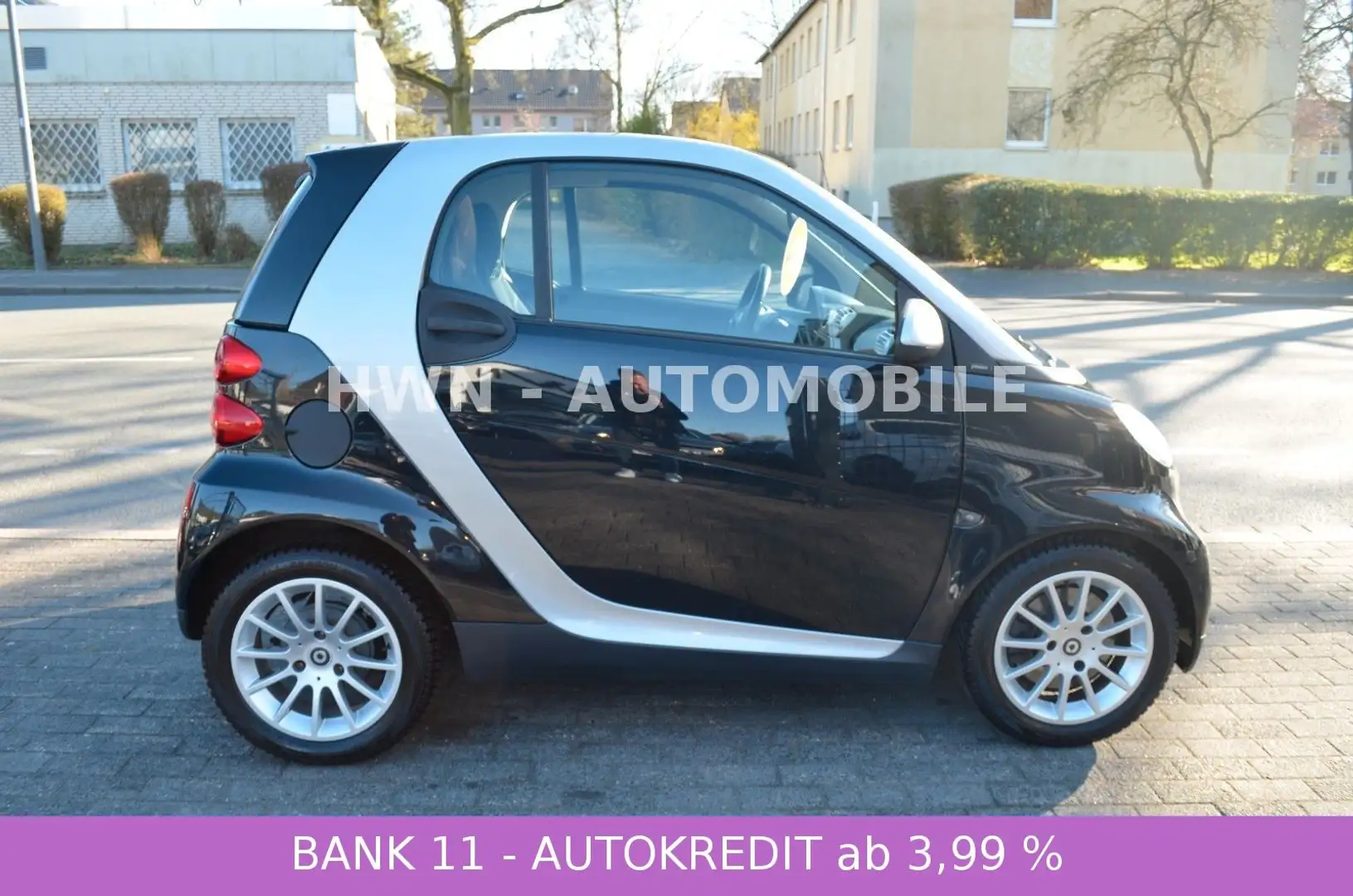 smart forTwo coupe MicroH.* 1.HAND* 38500 KM* KLIMA* Schwarz - 2