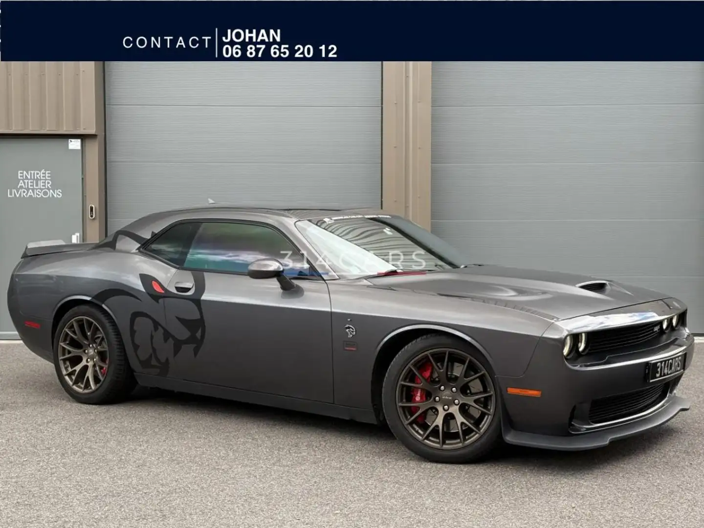 Dodge Challenger SRT HELLCAT 6.2l 717 ch Szary - 1