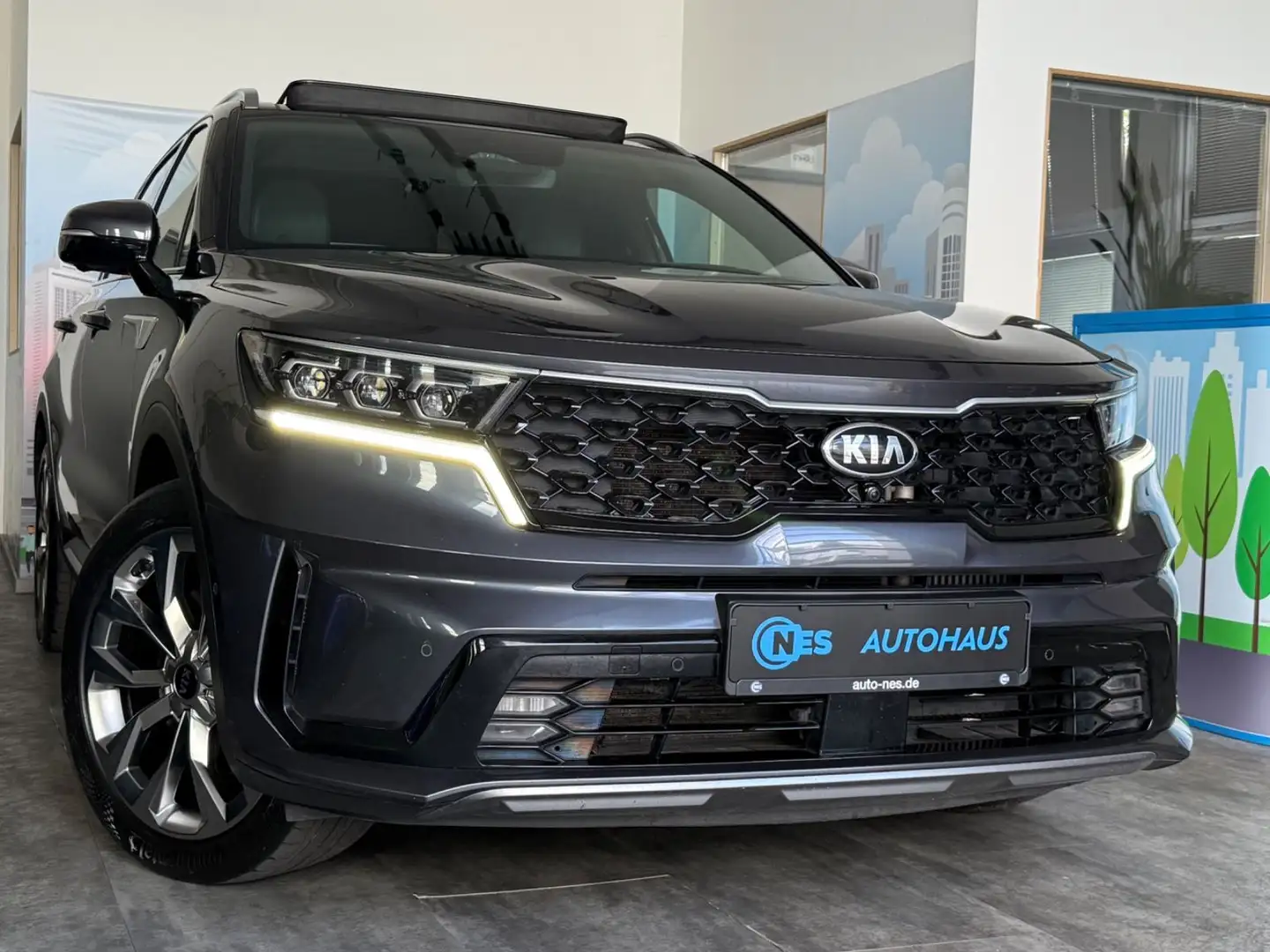 Kia Sorento SORENTO 2.2D 4WD*PLATINUM*360*PANO*BELÜFT*HUD*20 Gris - 2