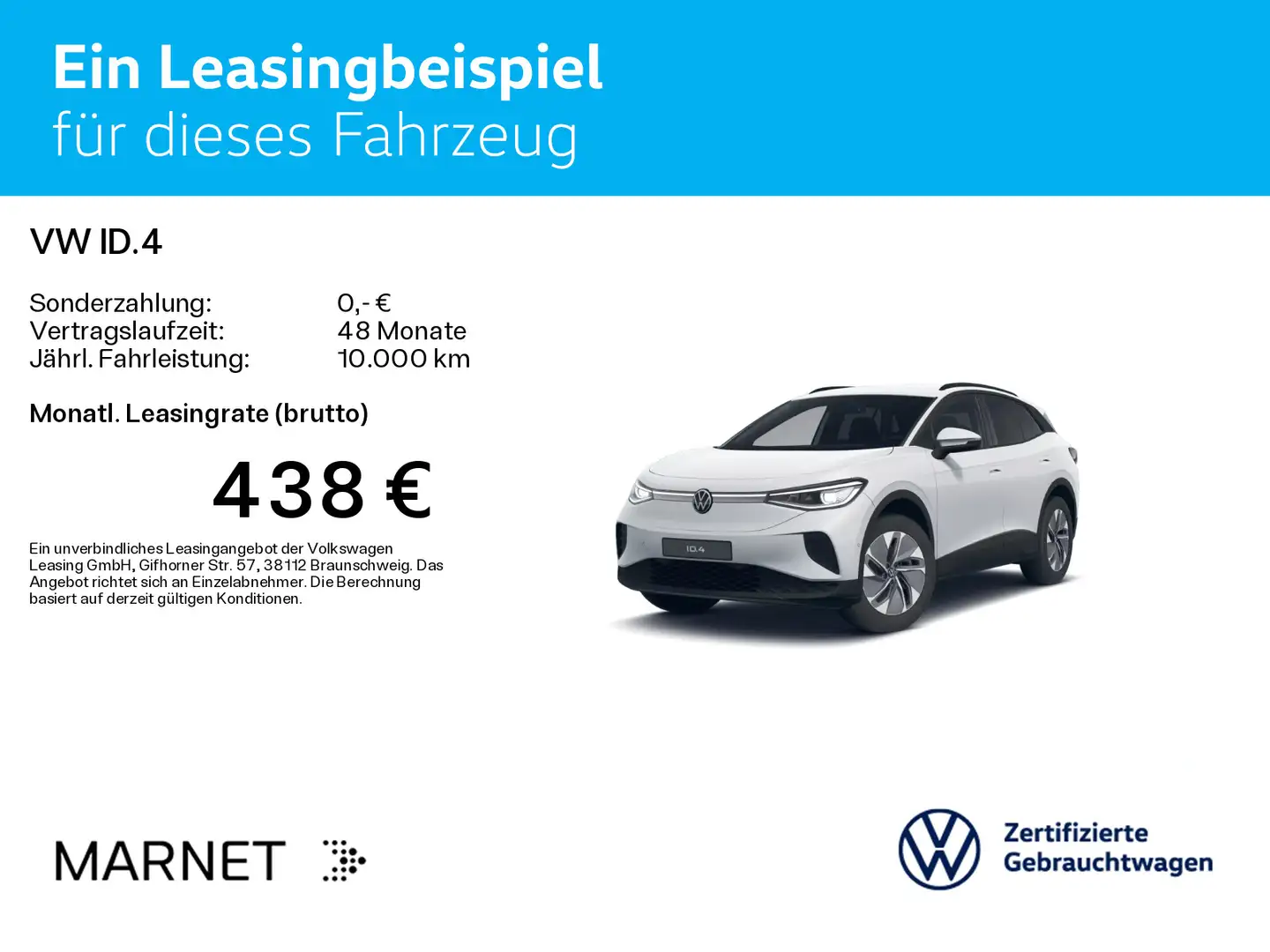 Volkswagen ID.4 Pro Performance*WÄRMEPUMPE*IQ.LIGHT*AHK*KAM Blanc - 2