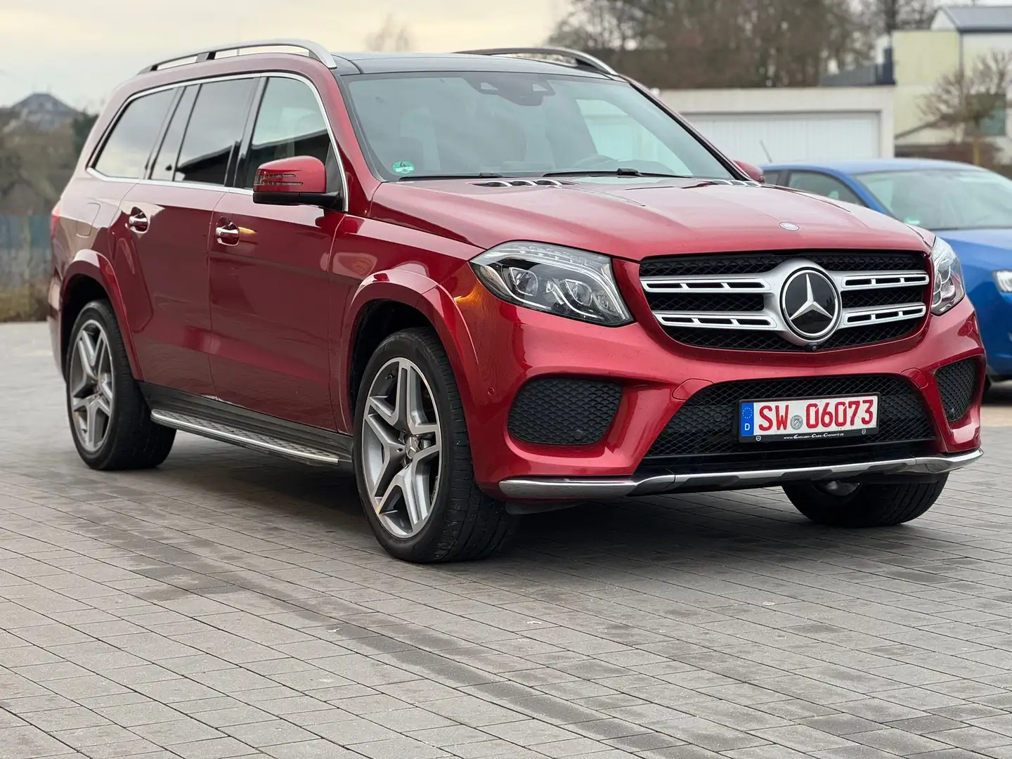 Mercedes-Benz GLS 500 GLS 500 4Matic (166.873) 550 PS Chiptuning Rot - 2
