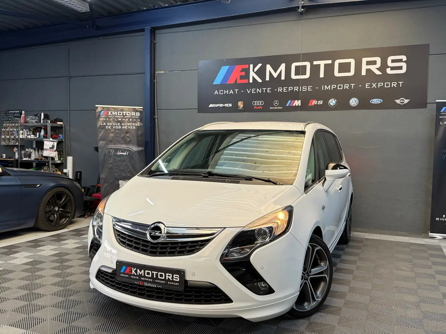 Opel Zafira Tourer °OPC°XENON°AIRCO°NAVI°ATTELAGE Blanco - 1