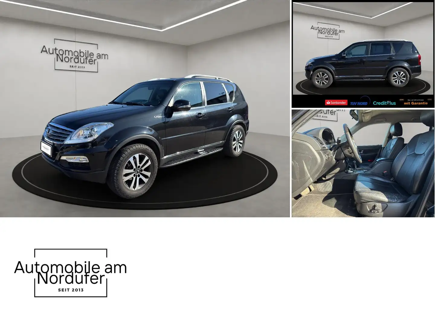 SsangYong Rexton 2.0TD Sapphire 4x4-7Sitzer-Leder-AHK-Memory-PDC Schwarz - 2