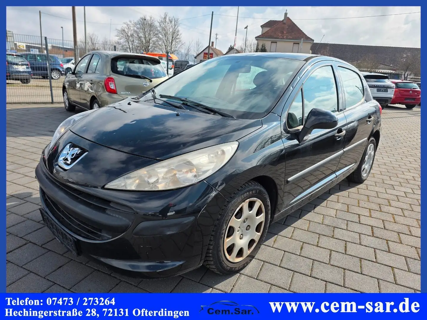 Peugeot 207 Filou aus 1.Hand *EL.Fensterheber* Nero - 1