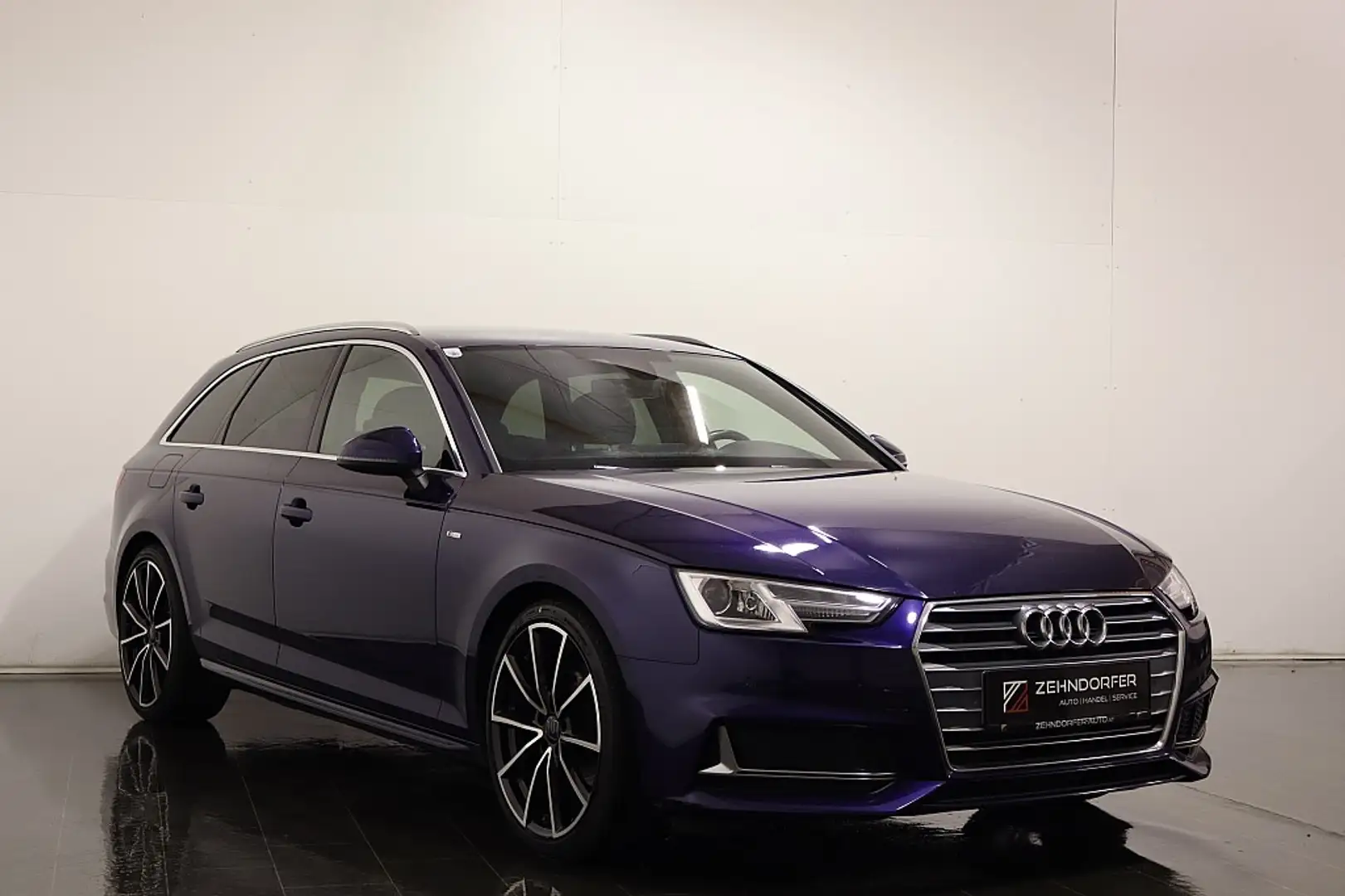 Audi A4 Avant 2,0 TDI / 3 x S-line / Virtual Cockpit / ... Bleu - 2