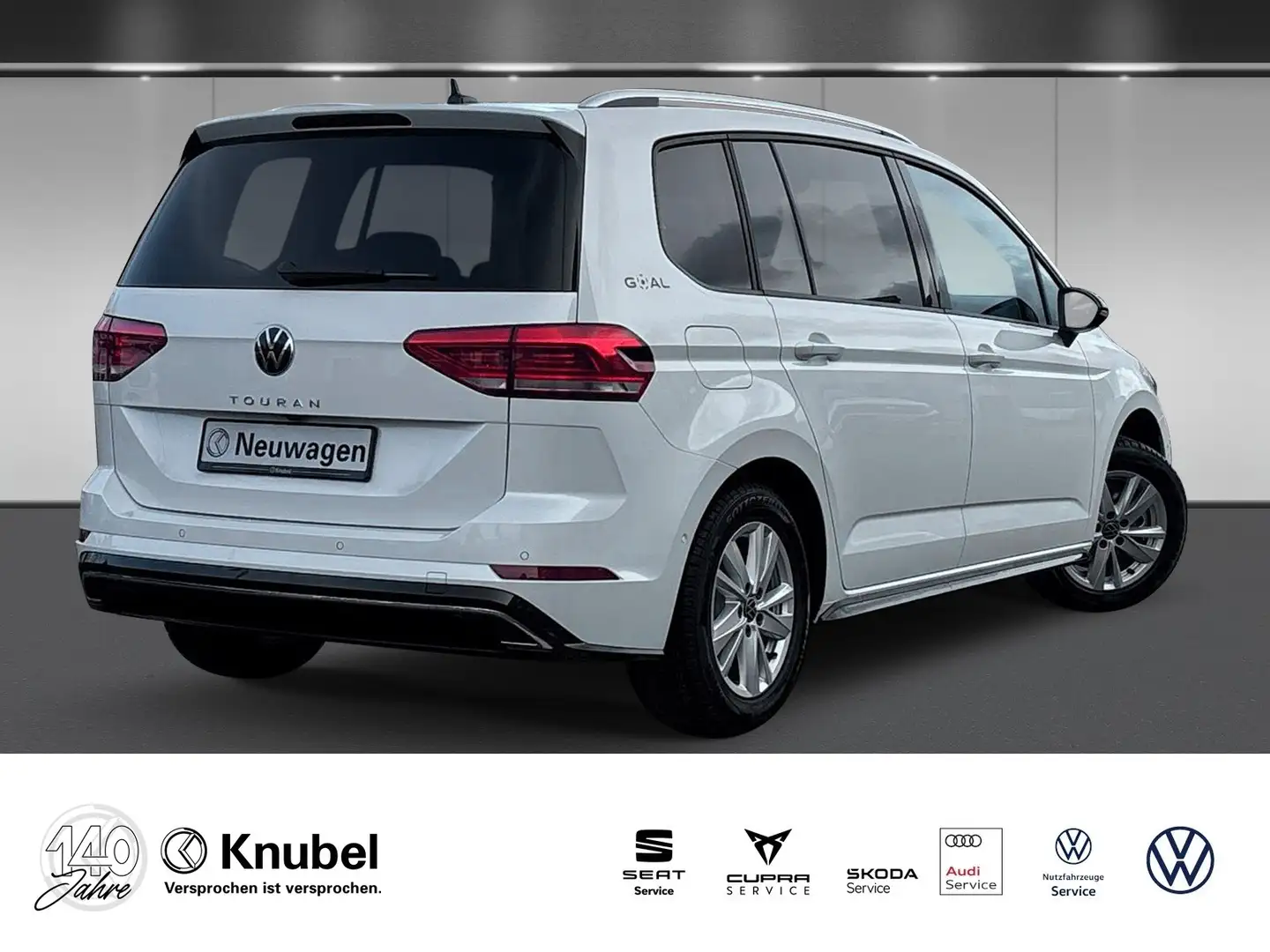Volkswagen Touran GOAL 1.5 TSI DSG R-Line IQ.Light Navi AHK Weiß - 2
