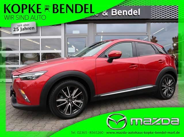 Imagine Mazda CX-3 Sports-Line*Teilleder*1.Hand*scheckheftgepflegt* M