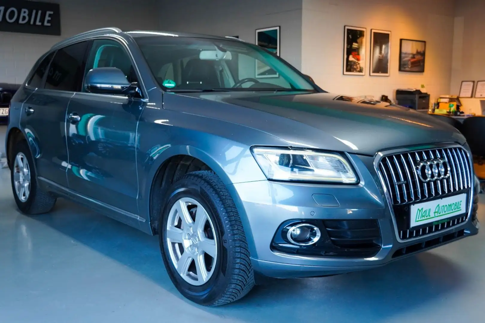 Audi Q5 2.0 TDI Quattro,Aut,Keyless,Zahnriemen neu Grijs - 2
