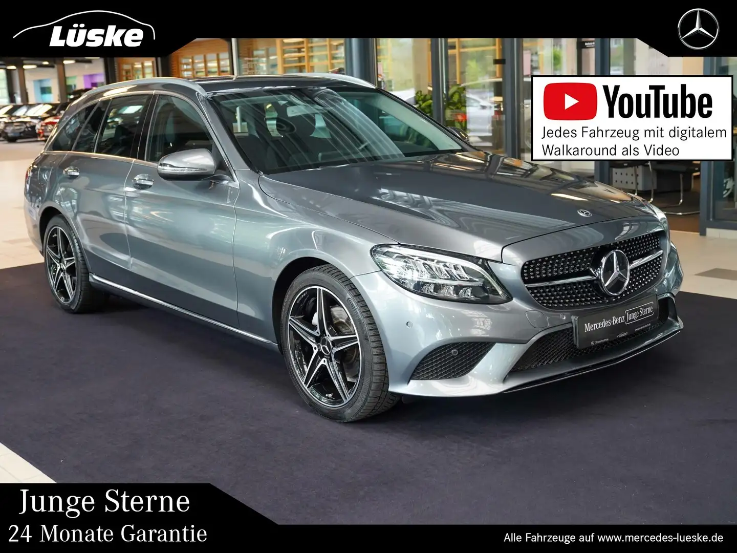 Mercedes-Benz C 180 C 180 T AVANTGARDE AMG Räder Kamera DAB Totwinke Grau - 1