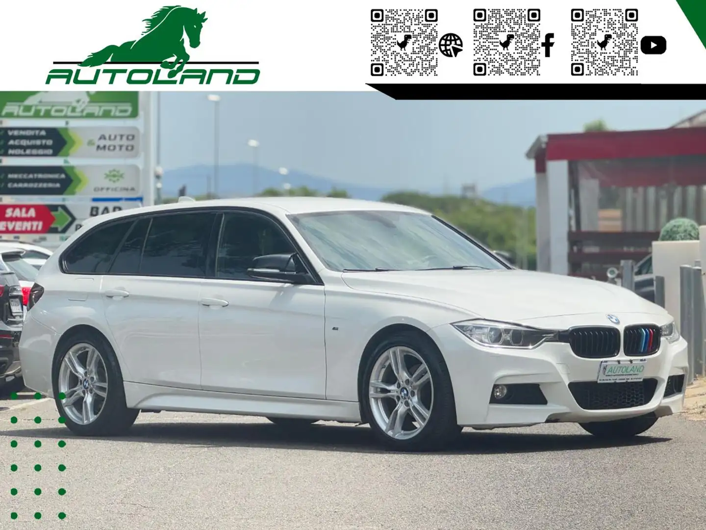 BMW 318 d Touring Msport*OttimeCondizioni*SediliRiscaldati Bianco - 2