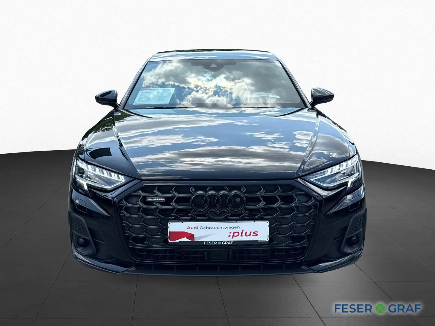 Audi A8 Lang 50 TDI qu. Tiptr. +S-LINE+B&O+HEAD-UP+PANO+ N Schwarz - 2