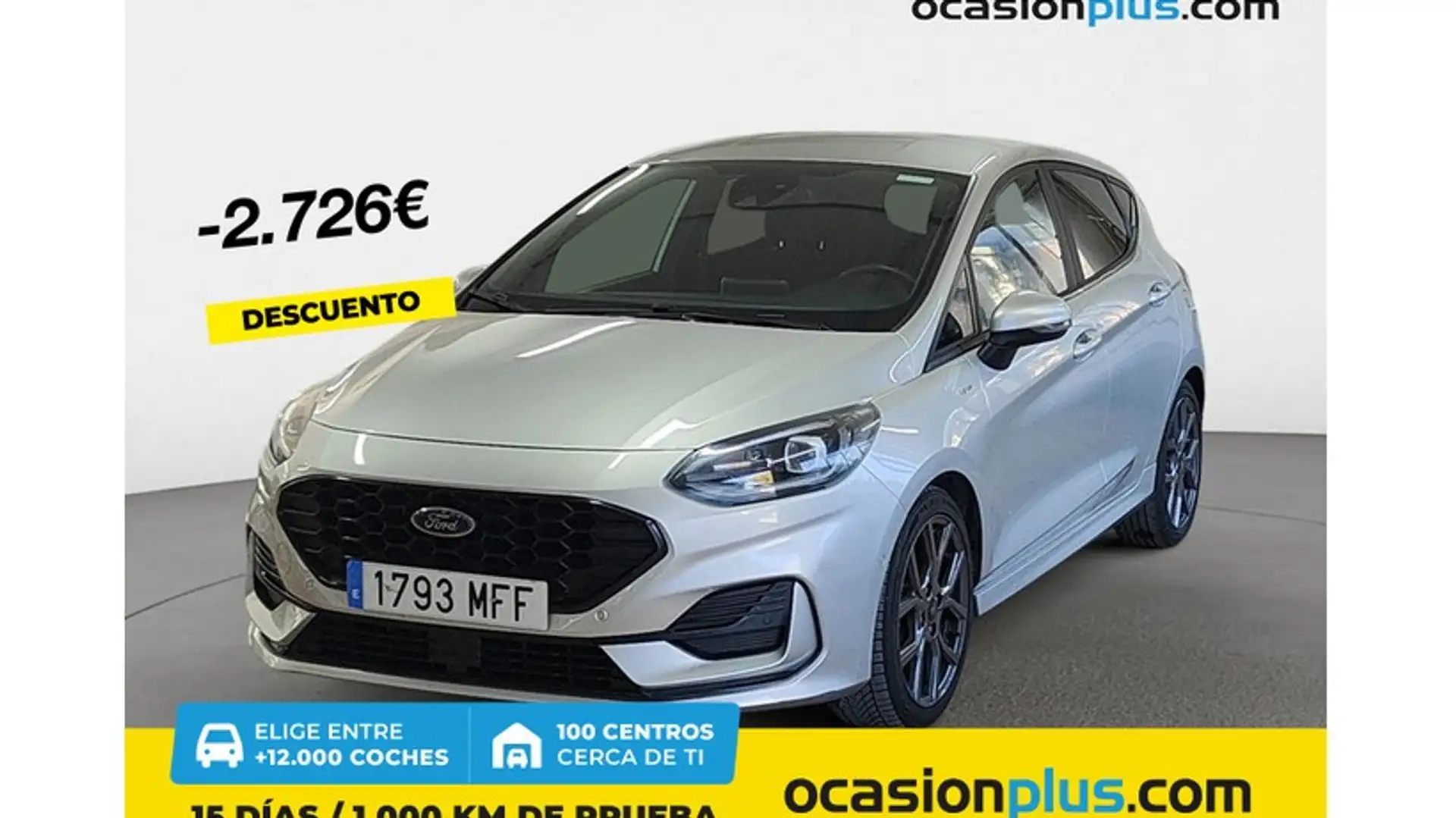 Ford Fiesta 1.0 EcoBoost MHEV ST Line 125 Argento - 1