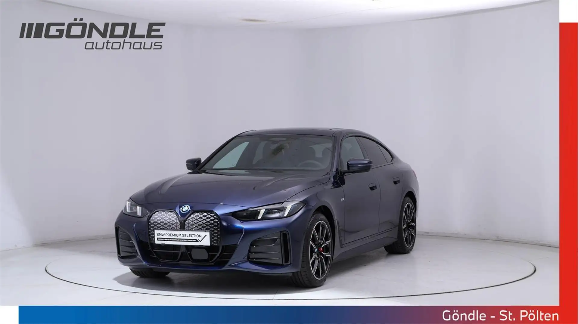 BMW i4 eDrive40 Gran Coupe Bleu - 1