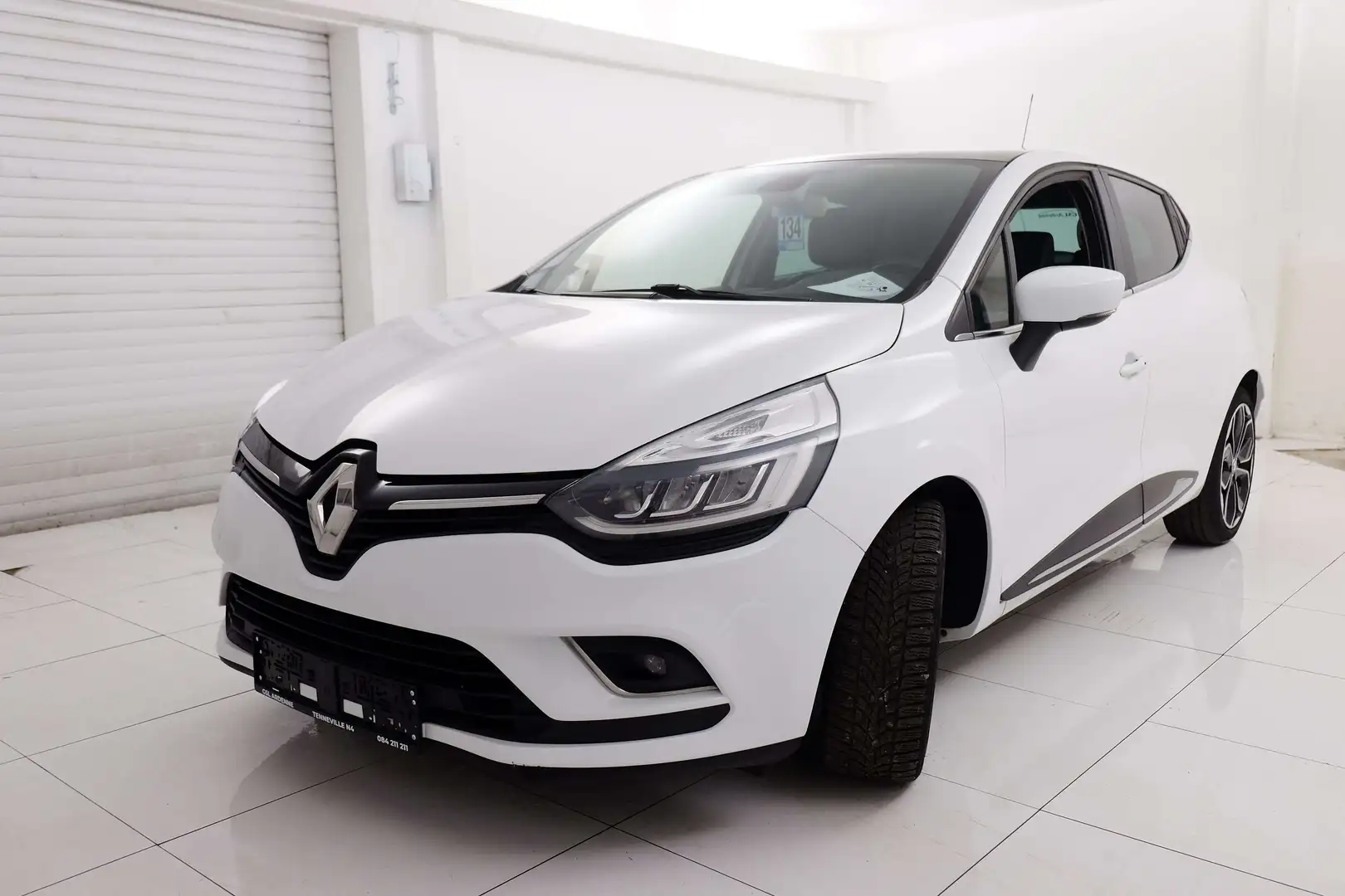Renault Clio 0.9 TCe 90cv # GPS, CLIM, CAMERA, TOIT PANO Blanc - 2