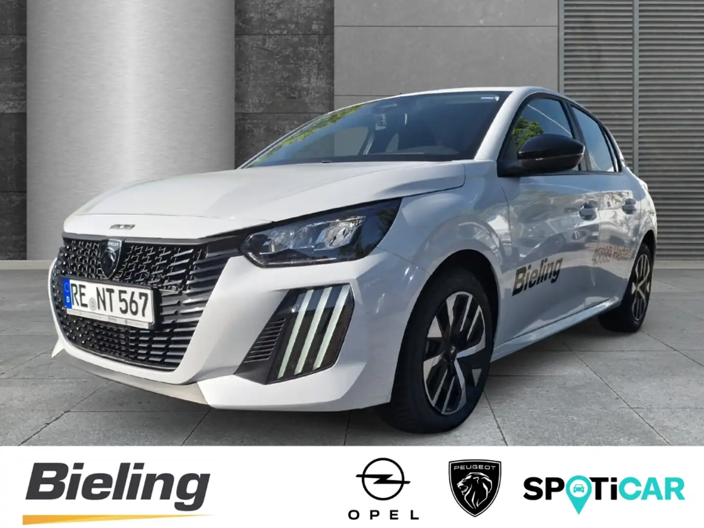 Peugeot 208 1.2 PureTech EU6e Style 100 PS Sitzheizung Carplay Weiß - 1