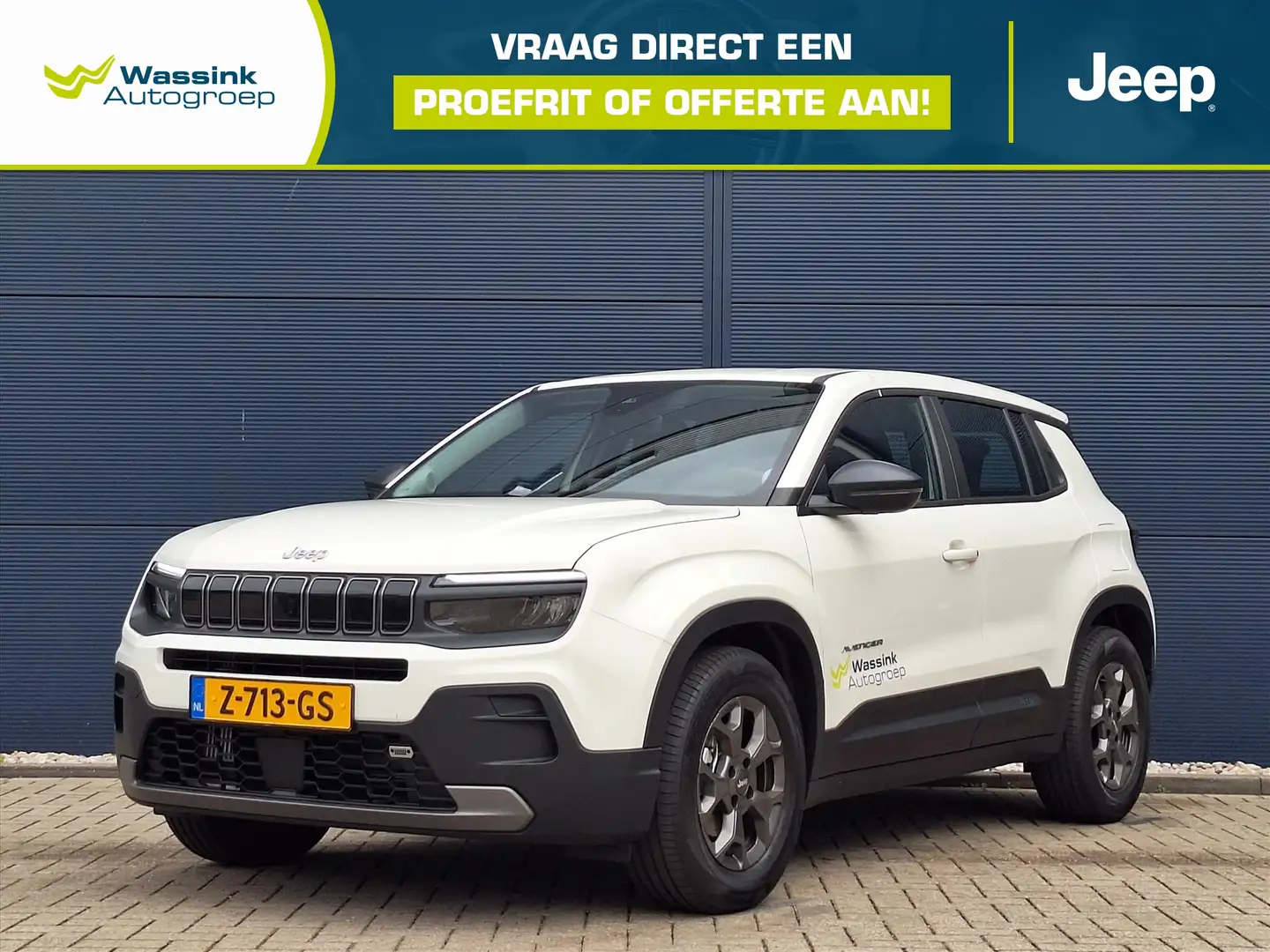 Jeep Avenger 1.2T 100pk Longitude | Carplay | Navigatie | Clima Wit - 1