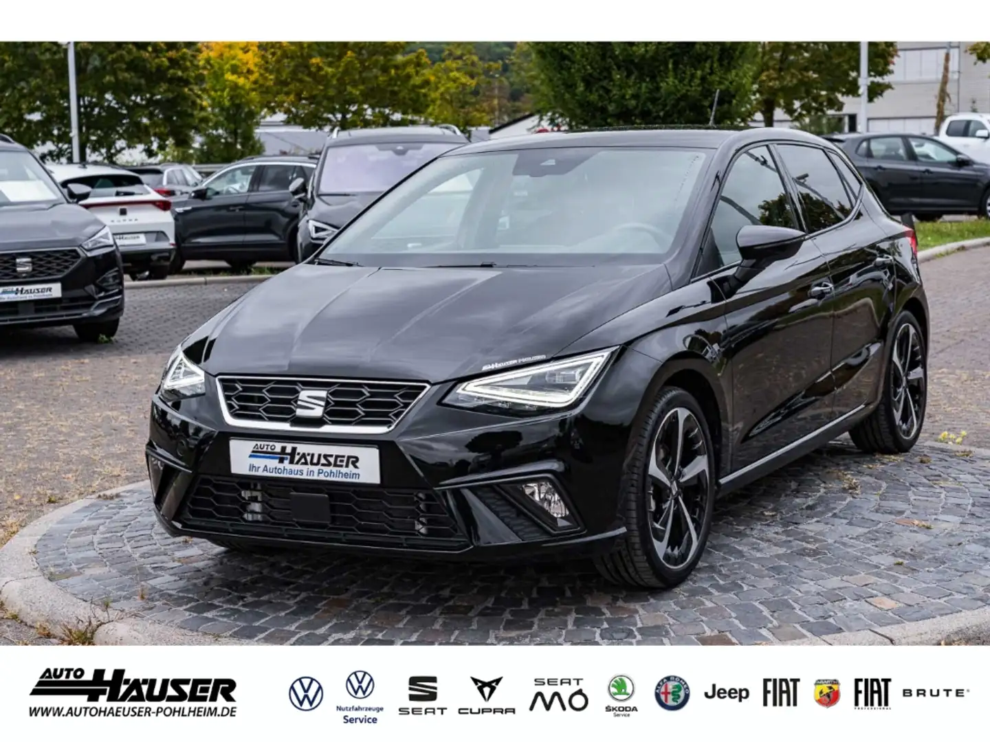 SEAT Ibiza FR 1.0 TSI VIRTUAL NAVI ACC FULL-LINK PDC SITZHZG Schwarz - 1