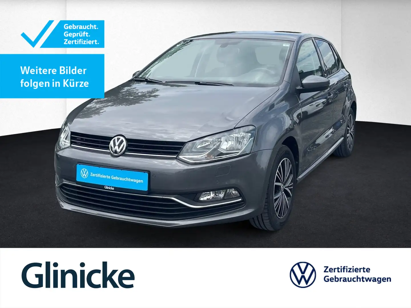 Volkswagen Polo 1.2 TSI Allstar LM+Clima+Sitzh+PDC Silber - 1