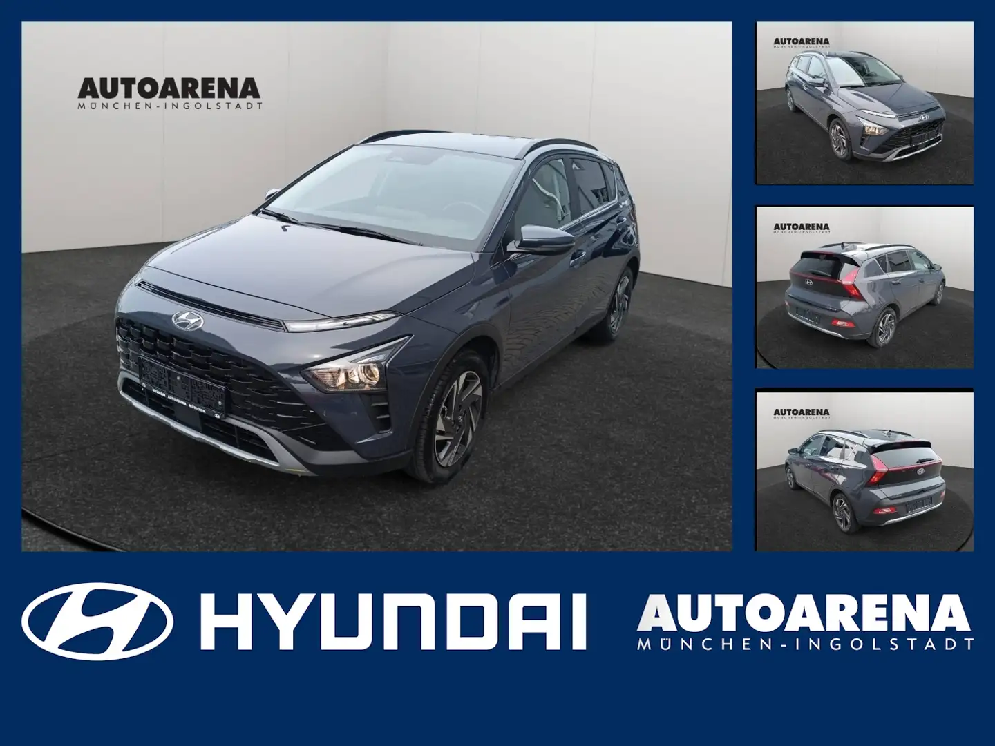 Hyundai BAYON 1.0 T-GDI Style Android Auto, Apple Car Gris - 1