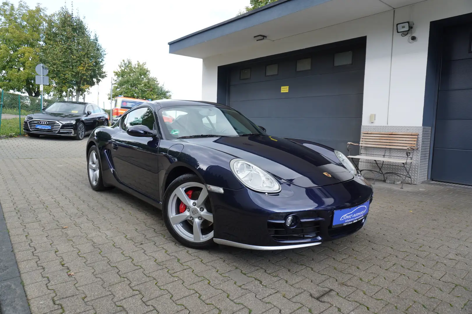 Porsche Cayman S 987 LEDER+KLIMA+XENON+SCHALTER+1.HAND+ALU Blau - 1