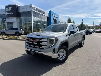 Silver 2023 GMC Sierra 1500 Pickup Truck Four-Wheel Drive Automatic