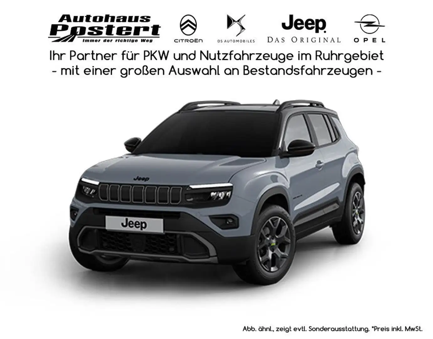 Jeep Avenger Upland Mild-Hybrid 4xe Grijs - 1