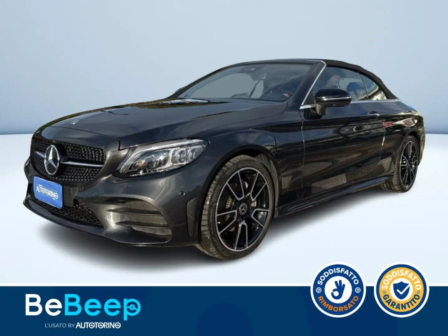 Mercedes-Benz C 220 C CABRIO 220 D PREMIUM PLUS 4MATIC AUTO Noir - 1