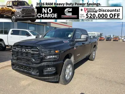 Black 2026 RAM 3500 Pickup Truck Four-Wheel Drive 8-Speed Automatic
