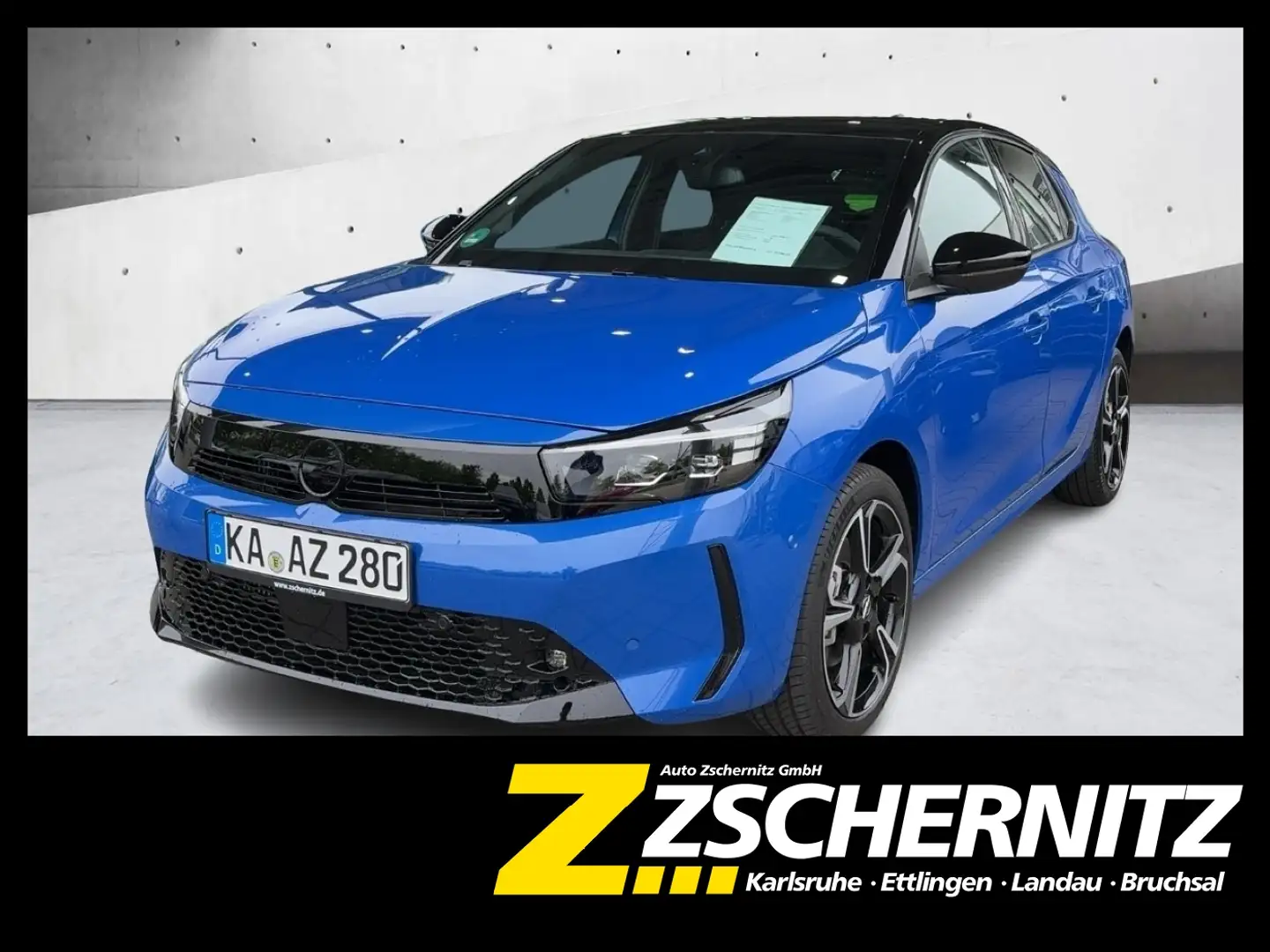 Opel Corsa F 1.2 Turbo GS Line LED Klima Kamera SpurH Blau - 1