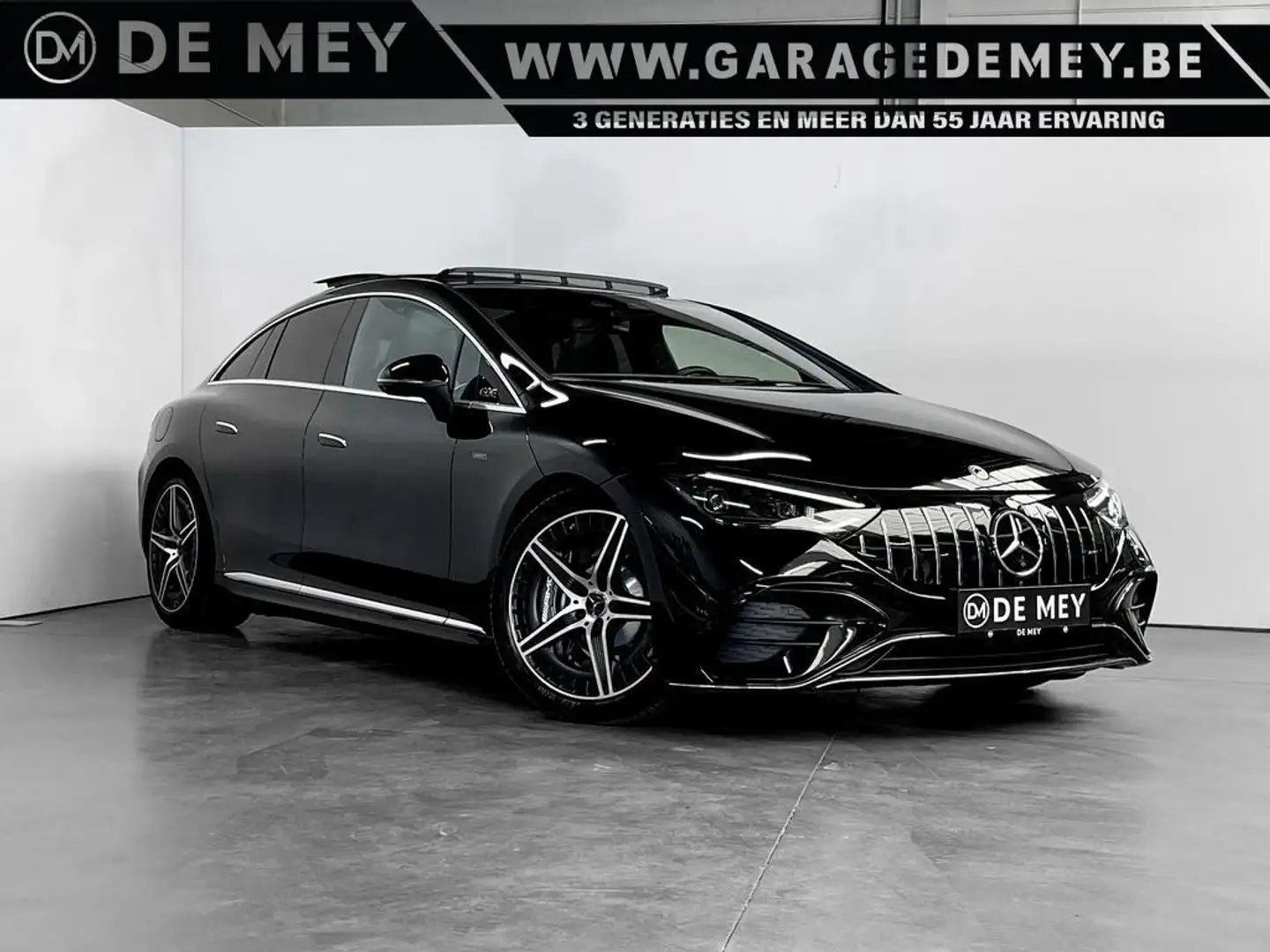 Mercedes-Benz EQE 43 90.6 kWh 43 AMG / Pano / 360° Cam / Carplay / Napp Чорний - 1
