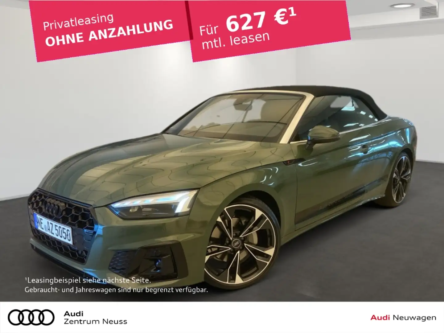 Audi A5 CABRIOLET 40 TFSI S-TRONIC S LINE COMPETITION EDIT Grün - 1
