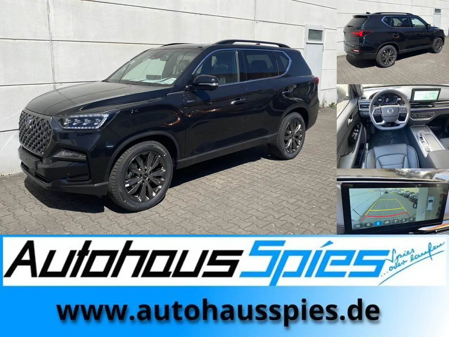 KGM Rexton 2.2 E-XDI 4WD 8AT MY25  Black 3.5t AHL GSD ACC 360 Fekete - 1