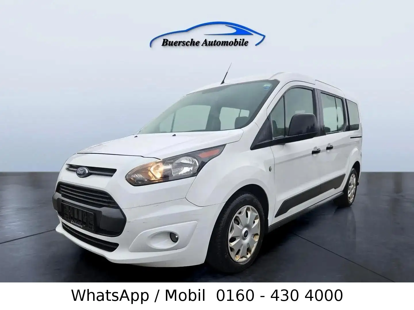 Ford Transit Connect lang Trend L2 Klima 5 Sitze Blanc - 1