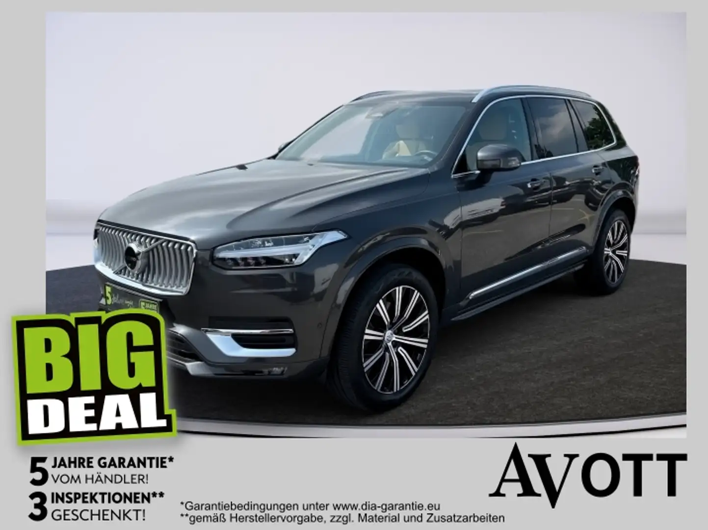 Volvo XC90 B5 AWD Plus Bright 5-sitzer Braun - 1