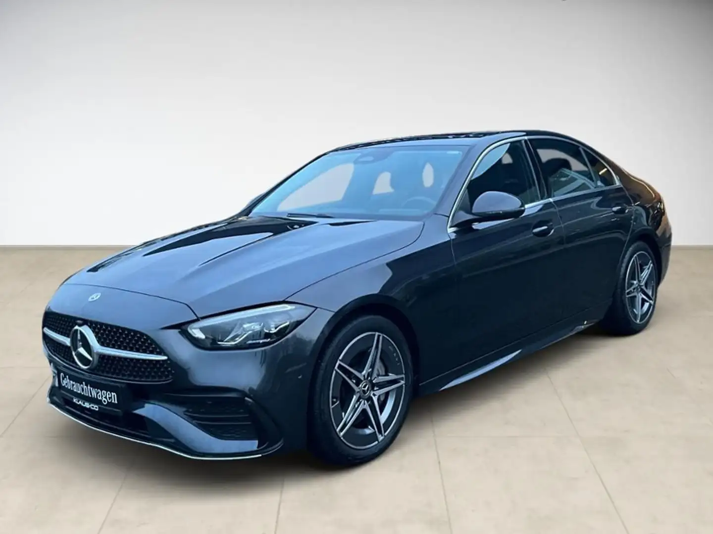 Mercedes-Benz C 220 d AMG AHK AUT Kam. KeyLess KlimaA LED LM Grau - 1