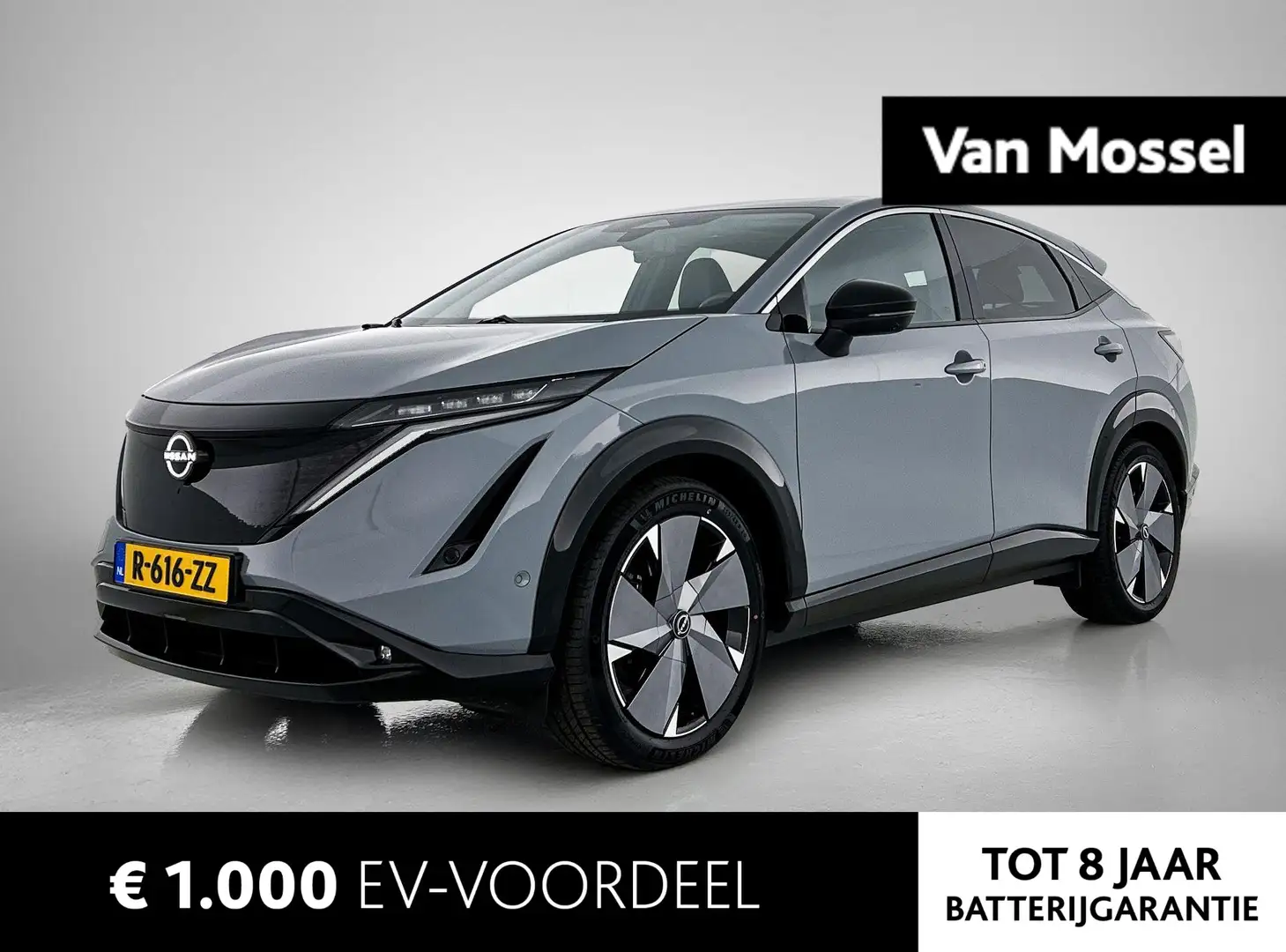 Nissan Ariya Evolve 91 kWh 242PK | Bose Audio | Draadloze Apple Gris - 1