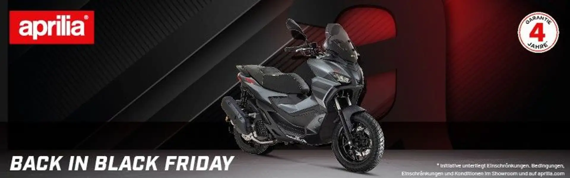 Aprilia SR GT 125 weiss E5+ Black Friday Wit - 2