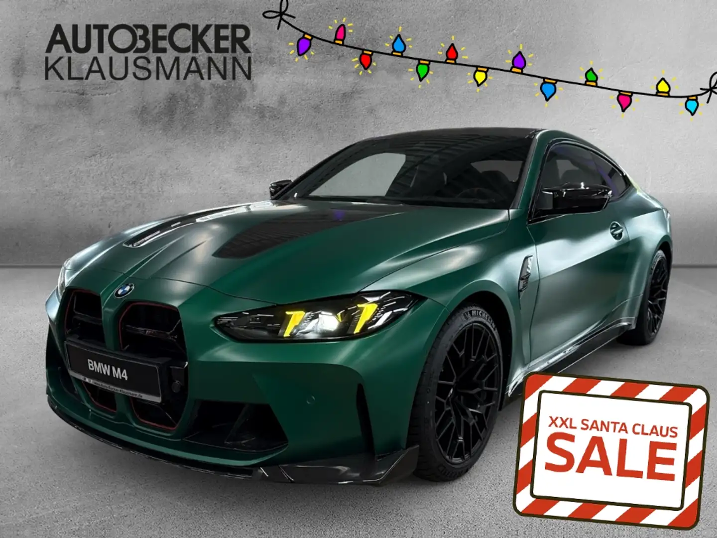 BMW M4 CS Coupe LM 19''/20'' Park-Assistent AD Navi Leder Vert - 1