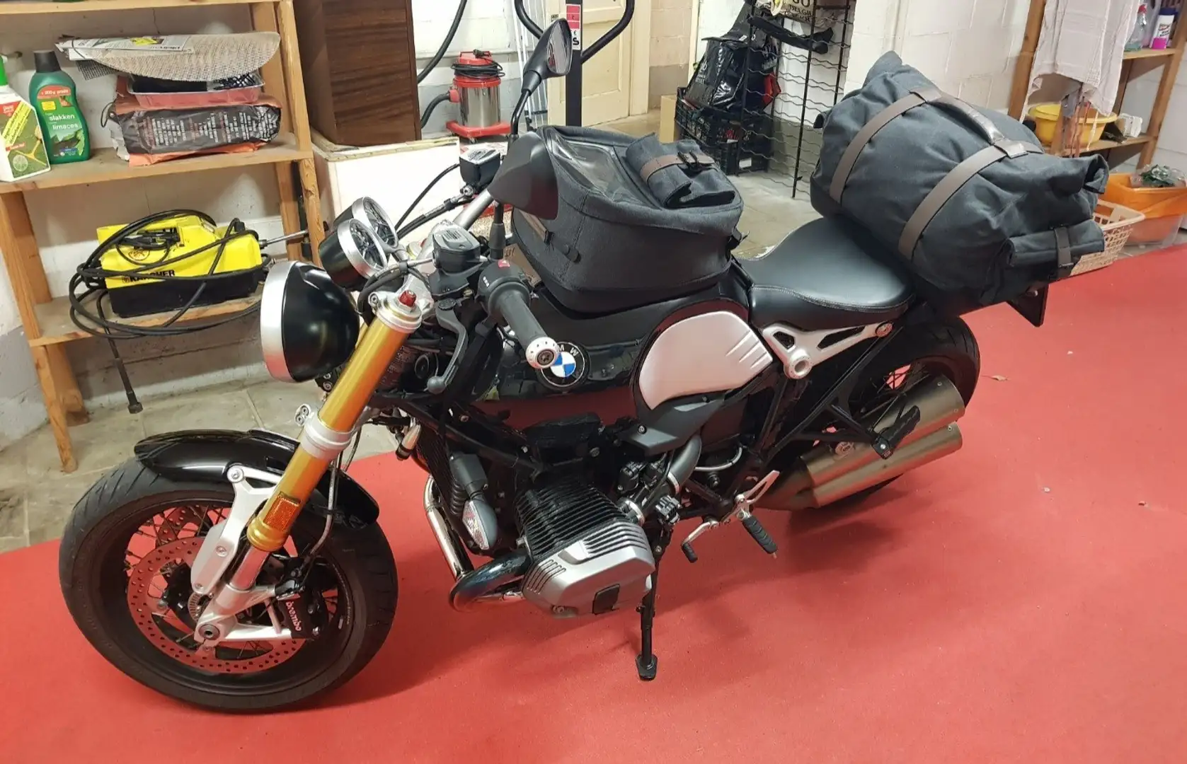 BMW R nineT sacoche de réservoir BMW et Sacoche de selle BMV Zwart - 2