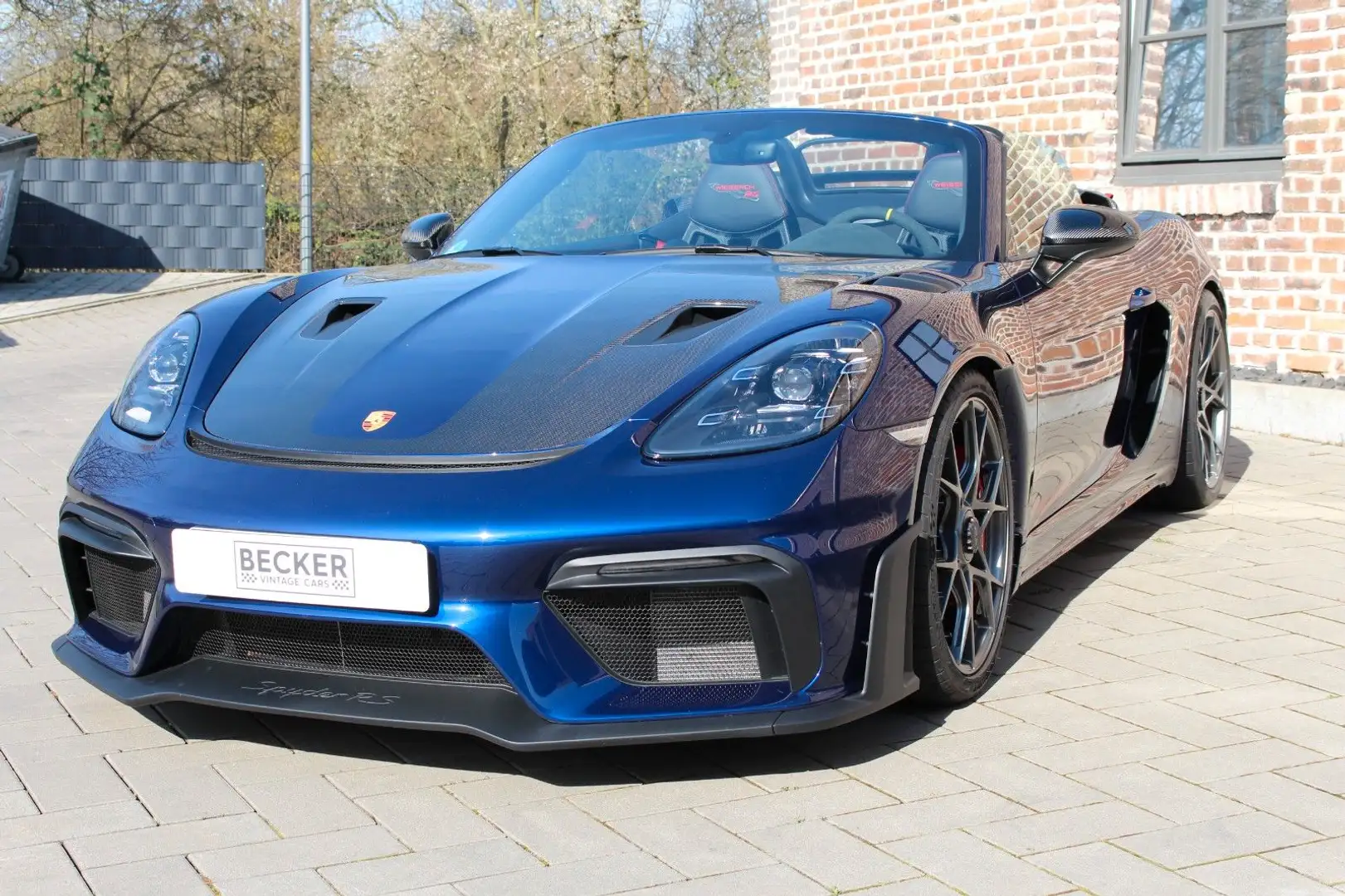 Porsche Boxster 718 Boxster Spyder RS *Weissach-Paket*TOP* Bleu - 1