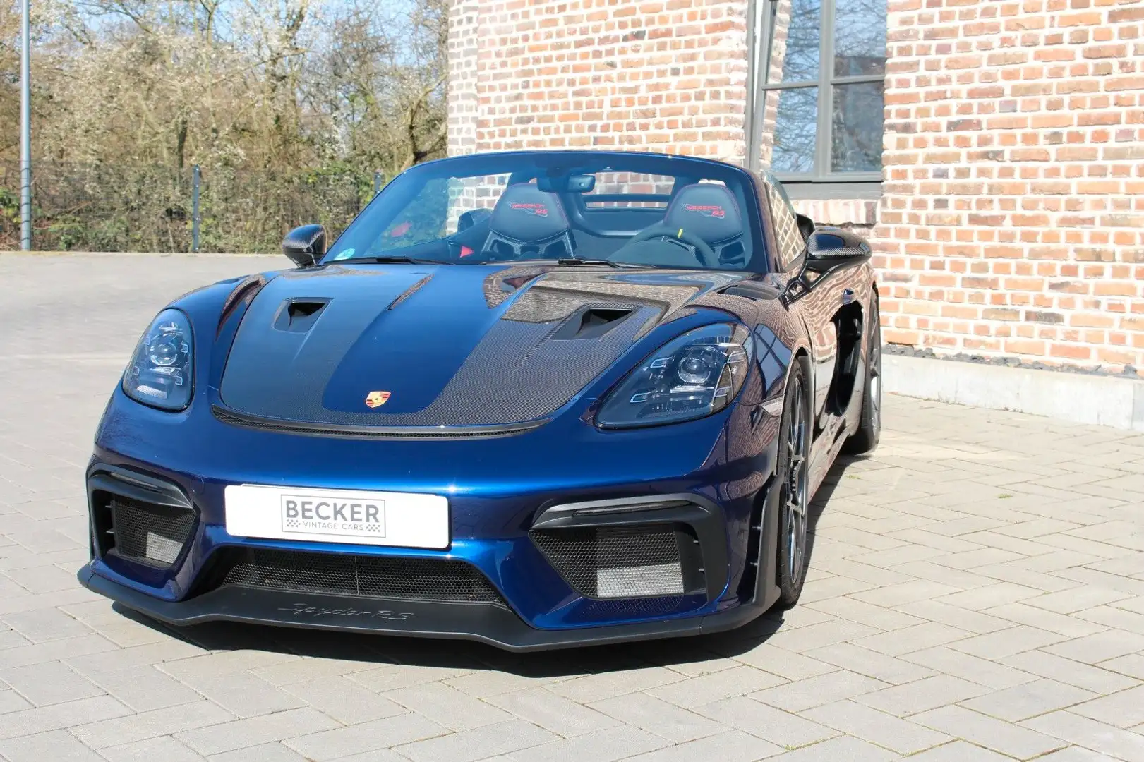Porsche Boxster 718 Boxster Spyder RS *Weissach-Paket*TOP* Bleu - 2