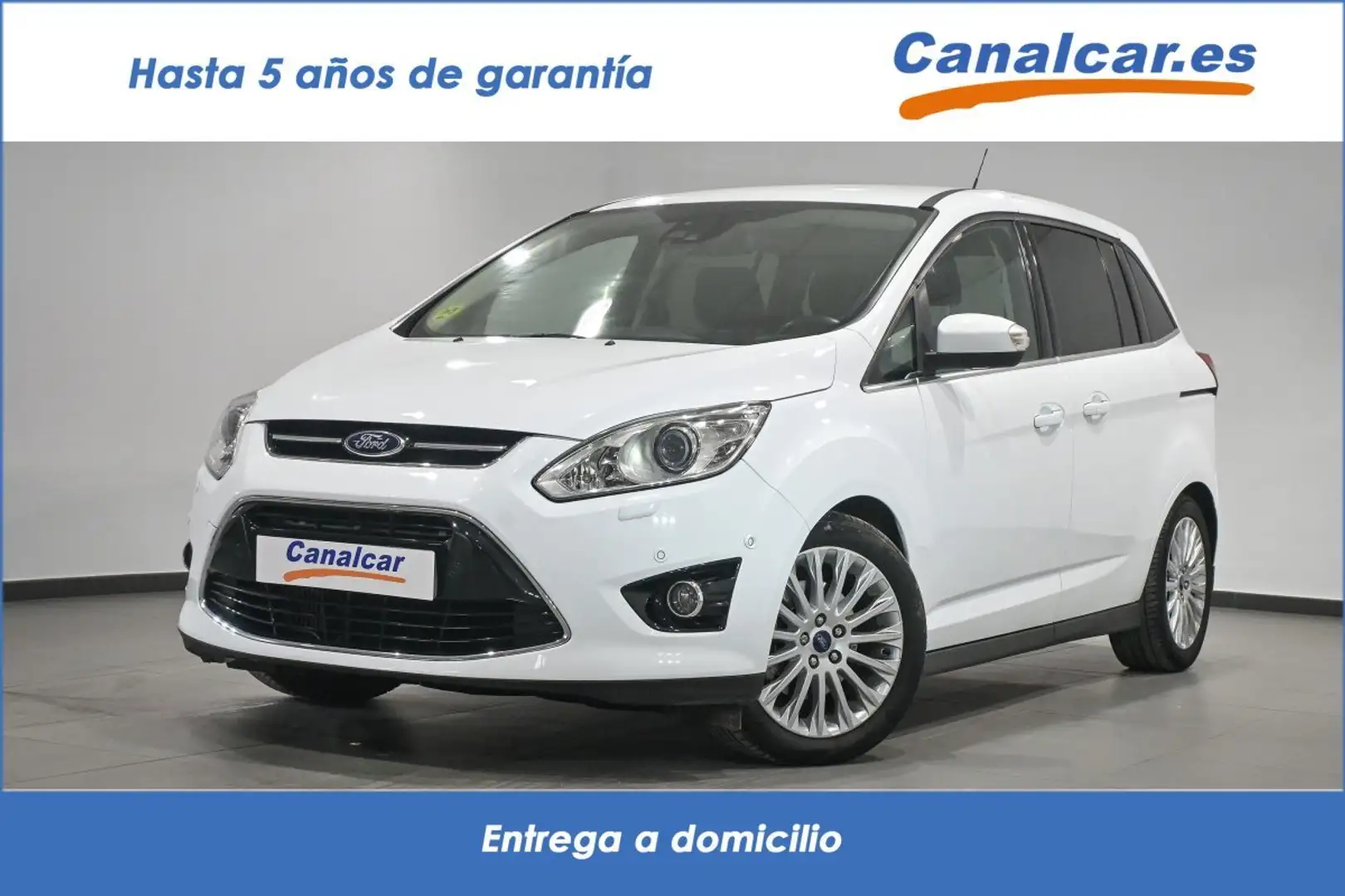 Ford Grand C-Max 1.6TDCi Auto-Start-Stop Titanium Blanc - 1