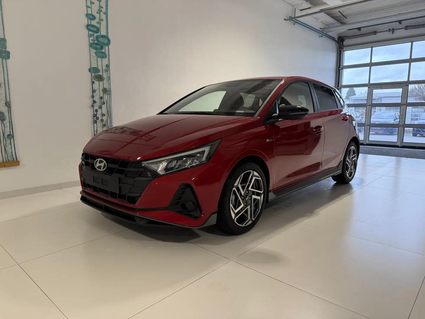 Hyundai i20 N Line 1.0 T-GDI DCT 73 kW (100 PS) Lenkradheiz... Rot - 1