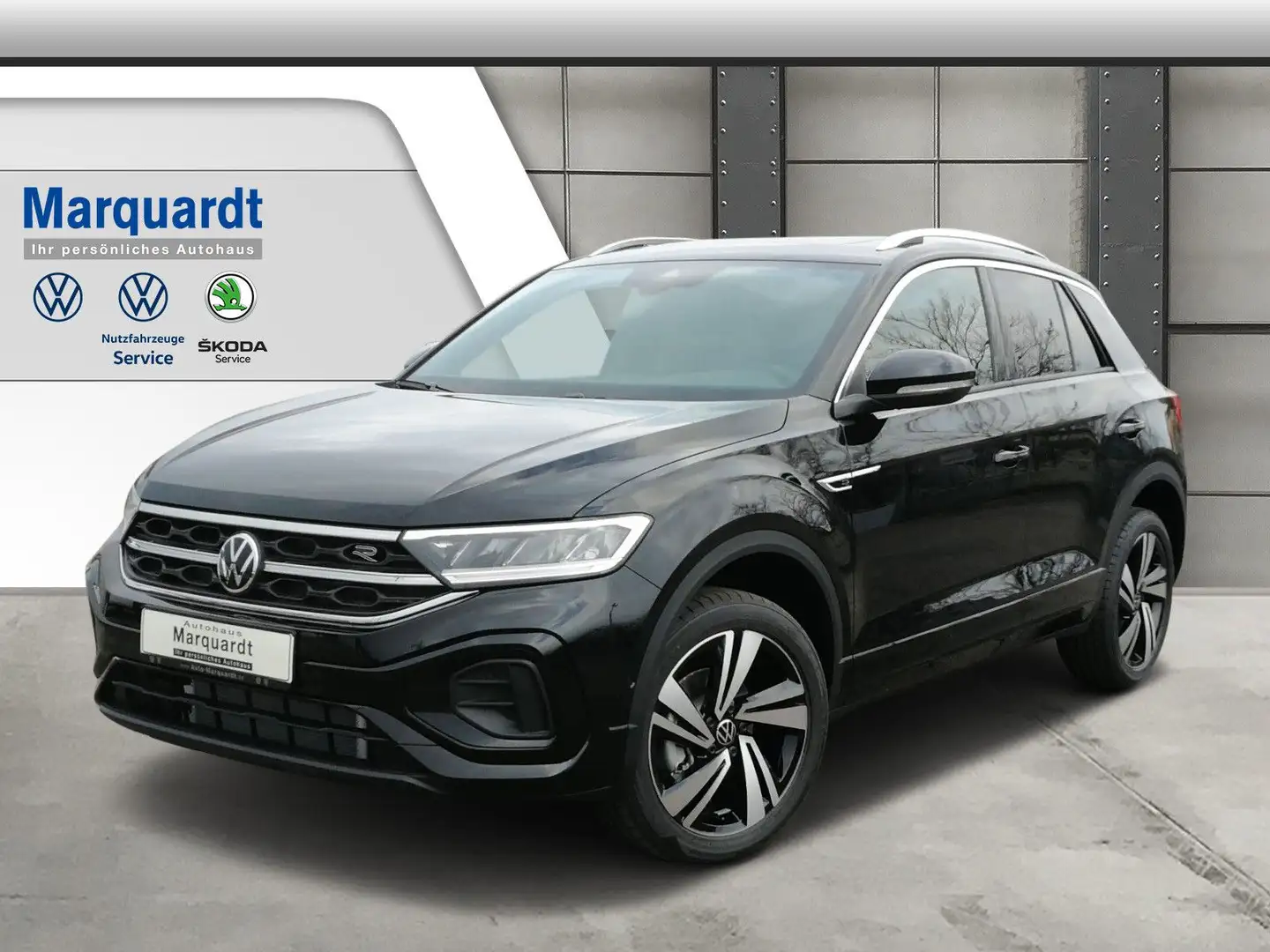 Volkswagen T-Roc 1.5TSI R-Line Pano Navi AHK 18"ACC LED Black - 1