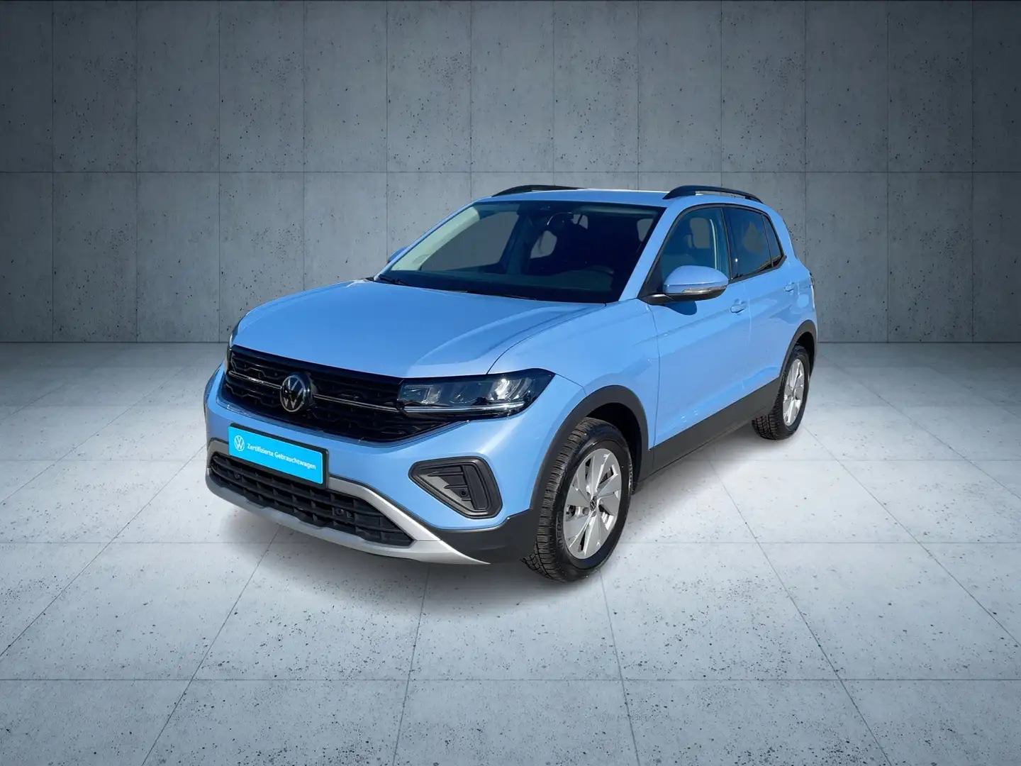 Volkswagen T-Cross Life 1.0 TSI RearView+ACC+Navi+LED+LM Blau - 2