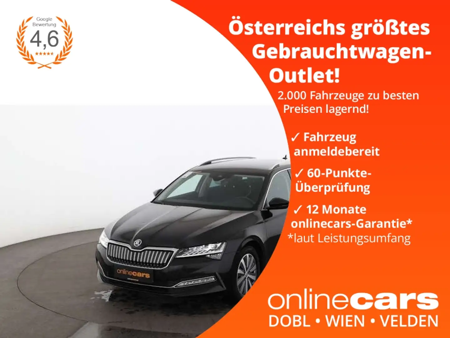 Skoda Superb Combi 1.4 TSI Style iV Aut MATRIX AHK NAVI Schwarz - 1
