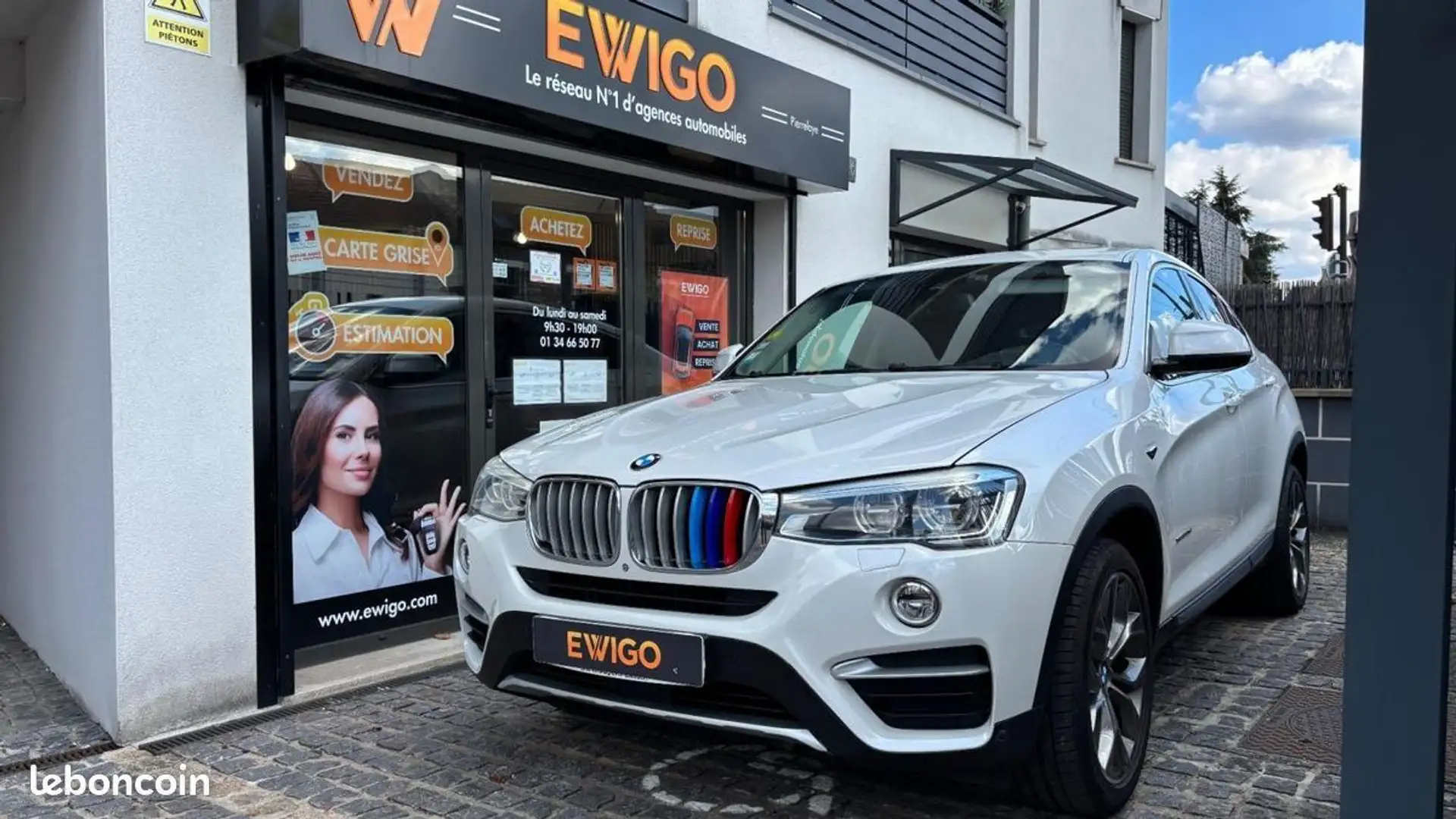 BMW X4 30d 258ch X-LINE XDRIVE Toit ouvrant Harman Kardon Caméra 360 Attelage Weiß - 1