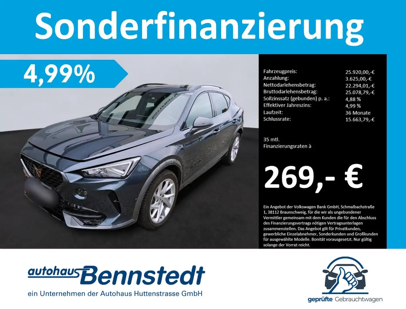 CUPRA Formentor 1.4 eHybrid KAMERA PANO AHK 18" Grau - 1