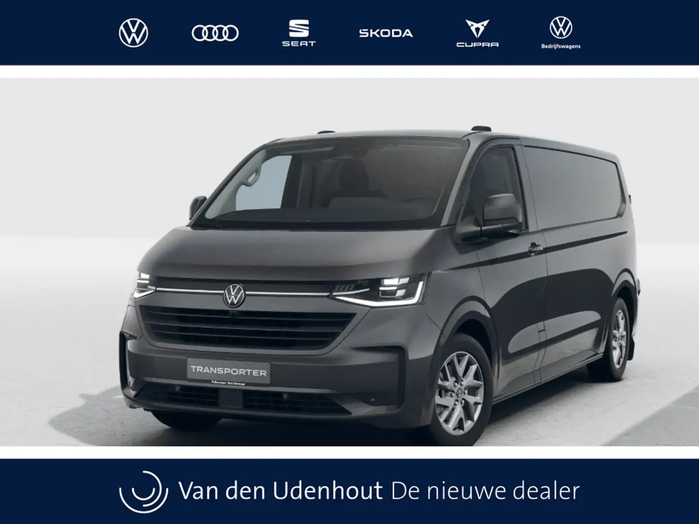 Volkswagen T7 Transporter e-Transporter L2H1 64kWh 286pk RWD 3.2T Bulli Grijs - 1