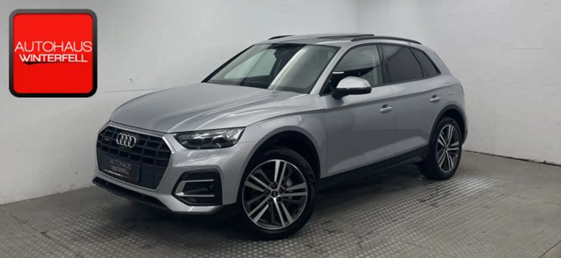 Audi Q5 50 TFSI e Qu DESIGN PANO+AHK+360+HUD+MATRIX+ Argent - 1